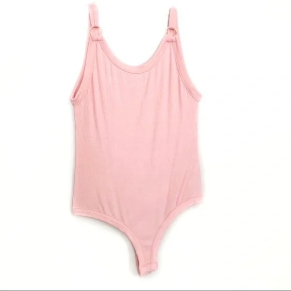 Free People B-Side O-Ring Pink Bodysuit - Picture 5 of 5